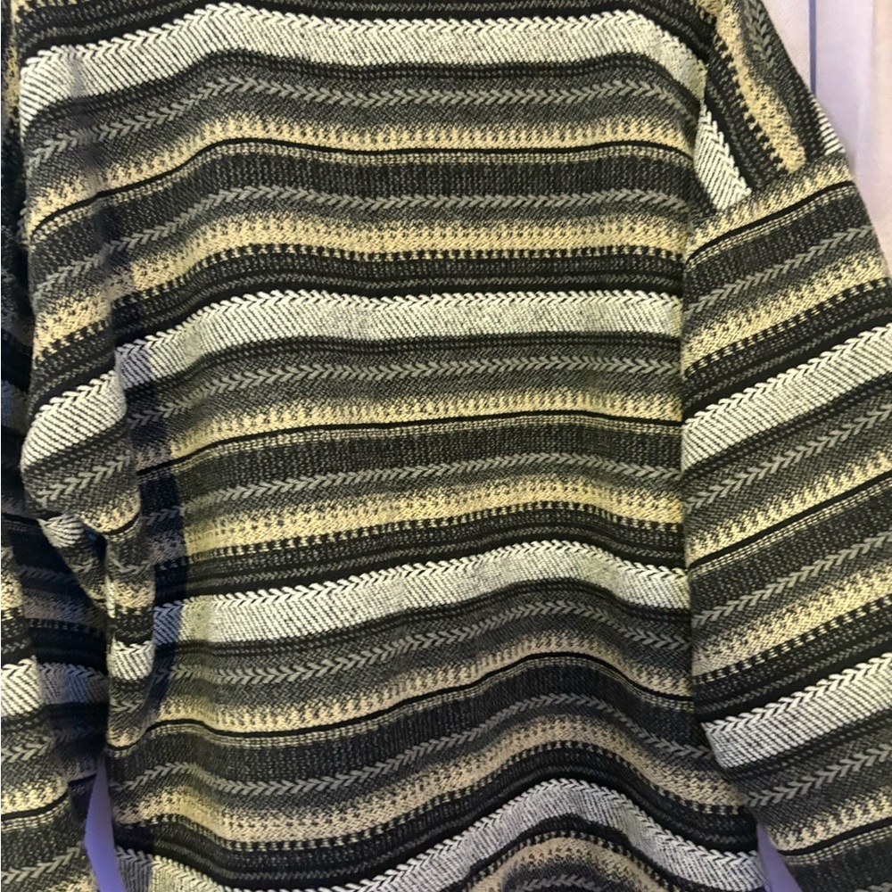 Striped Sweater with Earth Tones